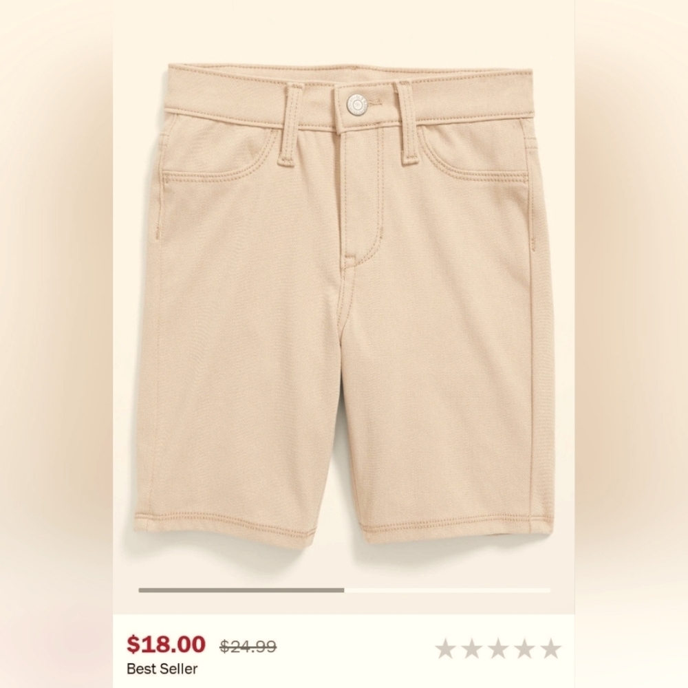 Old Navy Kids Size 10 Khaki Bermuda Shorts
